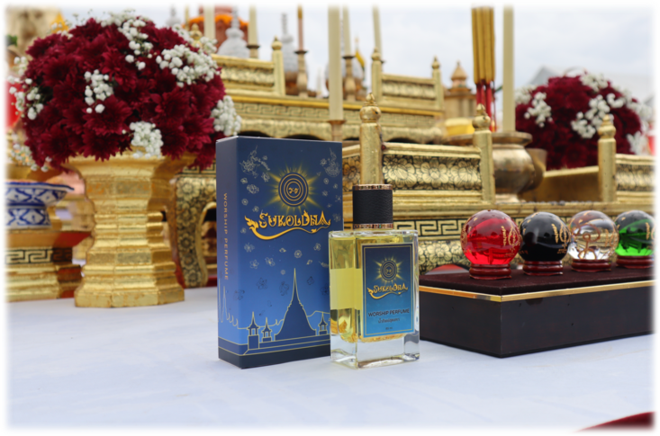 ผลิตภัณฑ์น้ำหอมแบรนด์สุคลฑา สำหรับการสักการะ