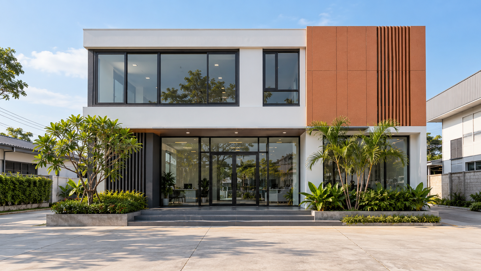 ภาพจำลองภายนอกอาคารสำนักงาน บริษัท ไอเทมฟอร์เวล จำกัด